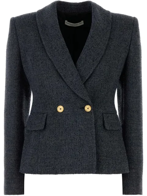 Alessandra Rich embroidered tweed blazer