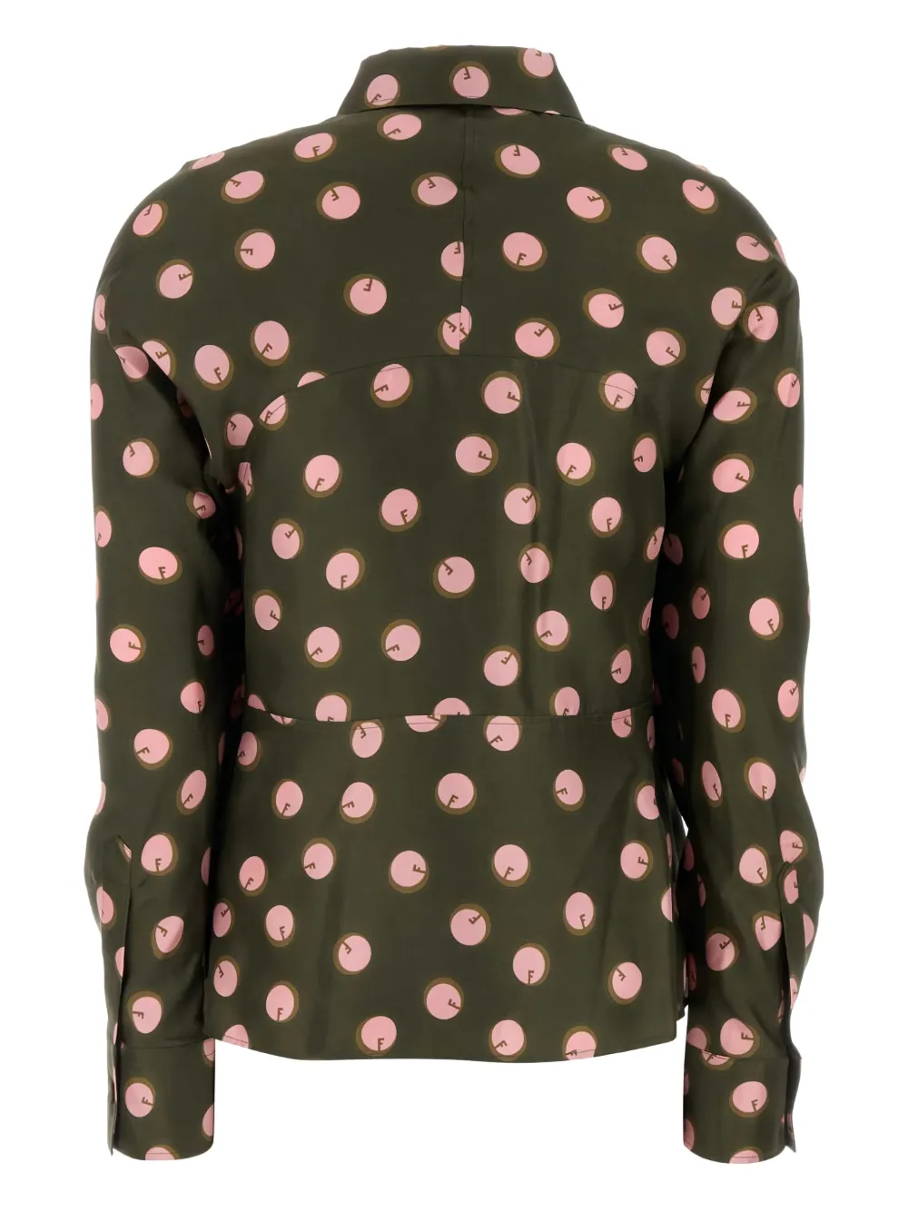 FENDI silk shirt - Groen