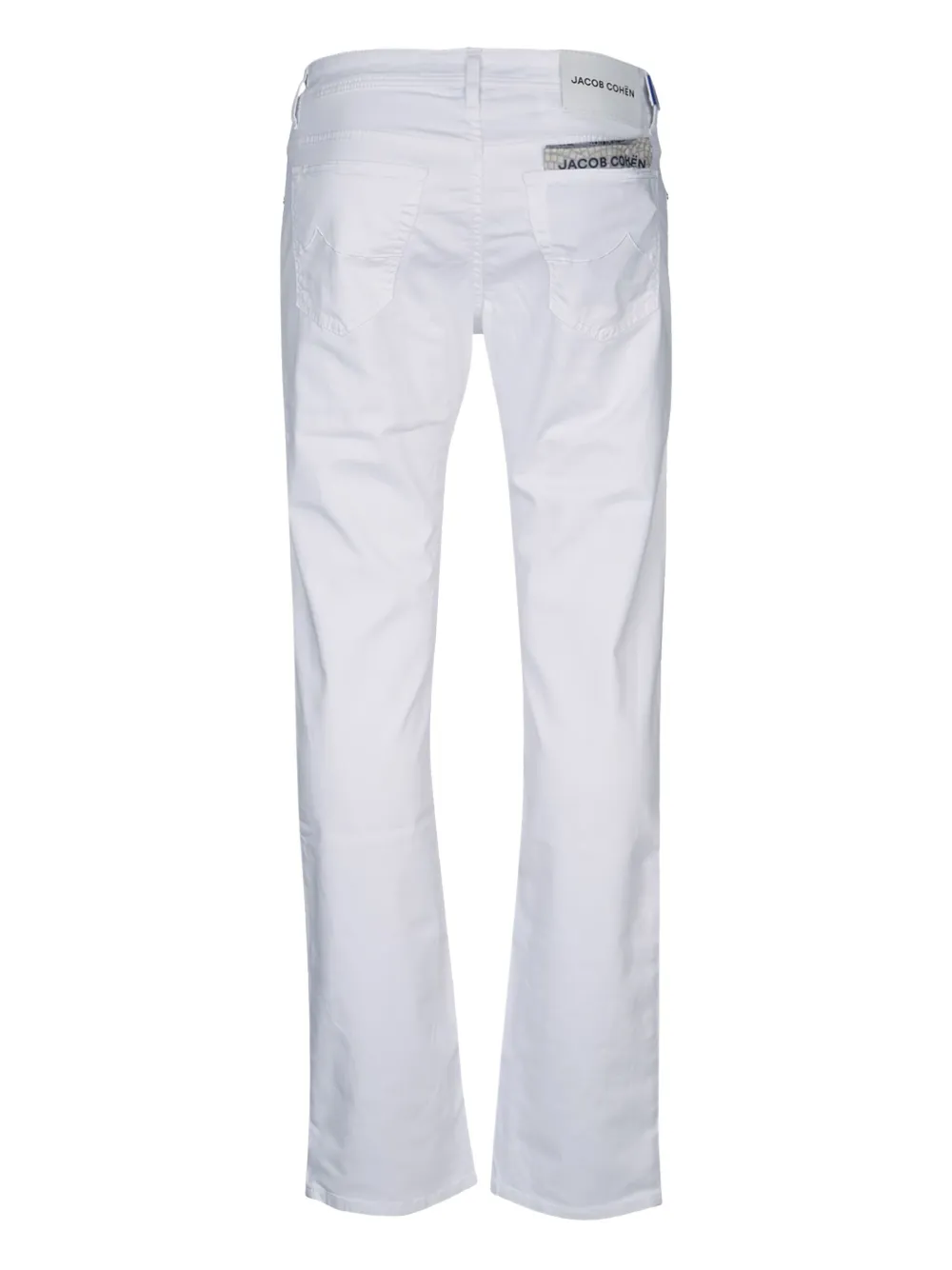 Jacob Cohën logo-patch trousers - Wit