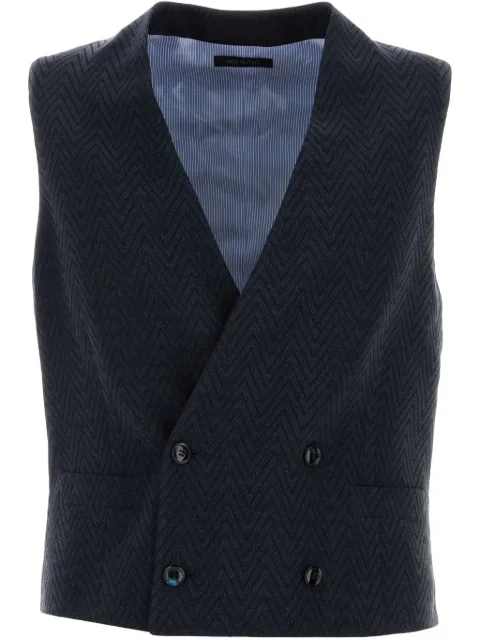 Giorgio Armani Colete chevron