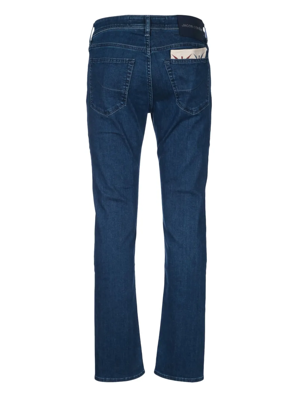 Jacob Cohën logo-patch jeans - Blauw