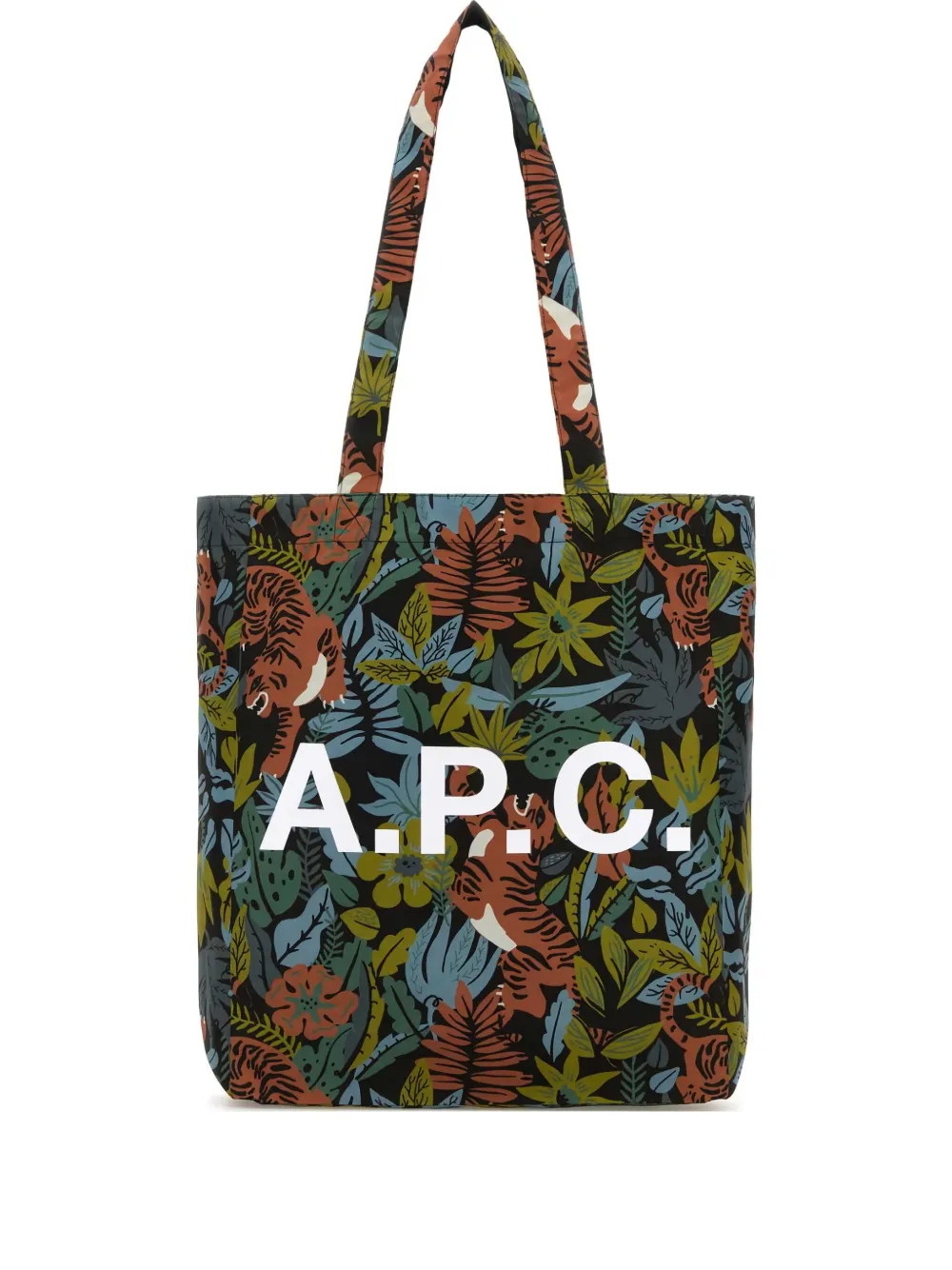 A.P.C. Lou printed tote bag | Black | Image 1