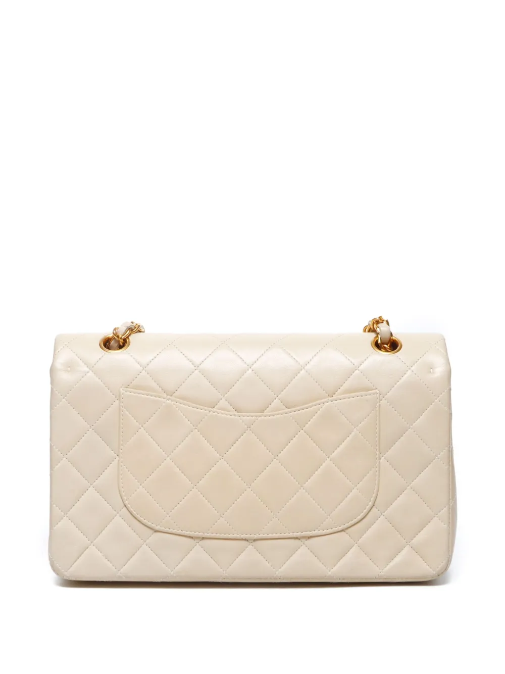 CHANEL Pre-Owned 2017 Double Flap shoulder bag - Beige