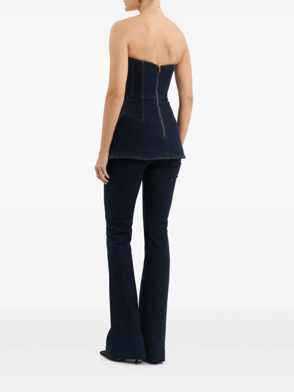 Rebecca Vallance Aviator Top In Blue
