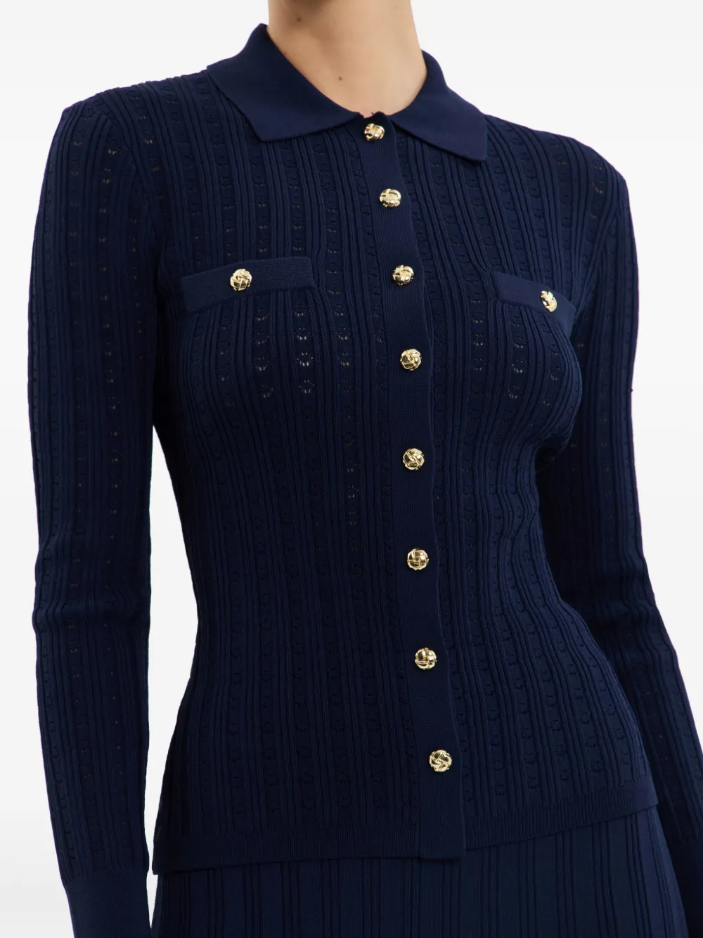 Rebecca Vallance Natalie vest Blauw