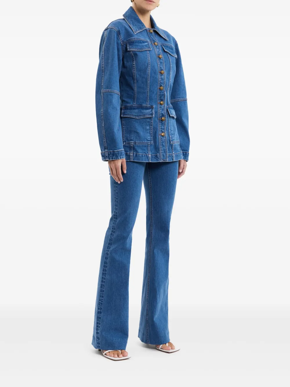 Rebecca Vallance Pilotenjack Blauw