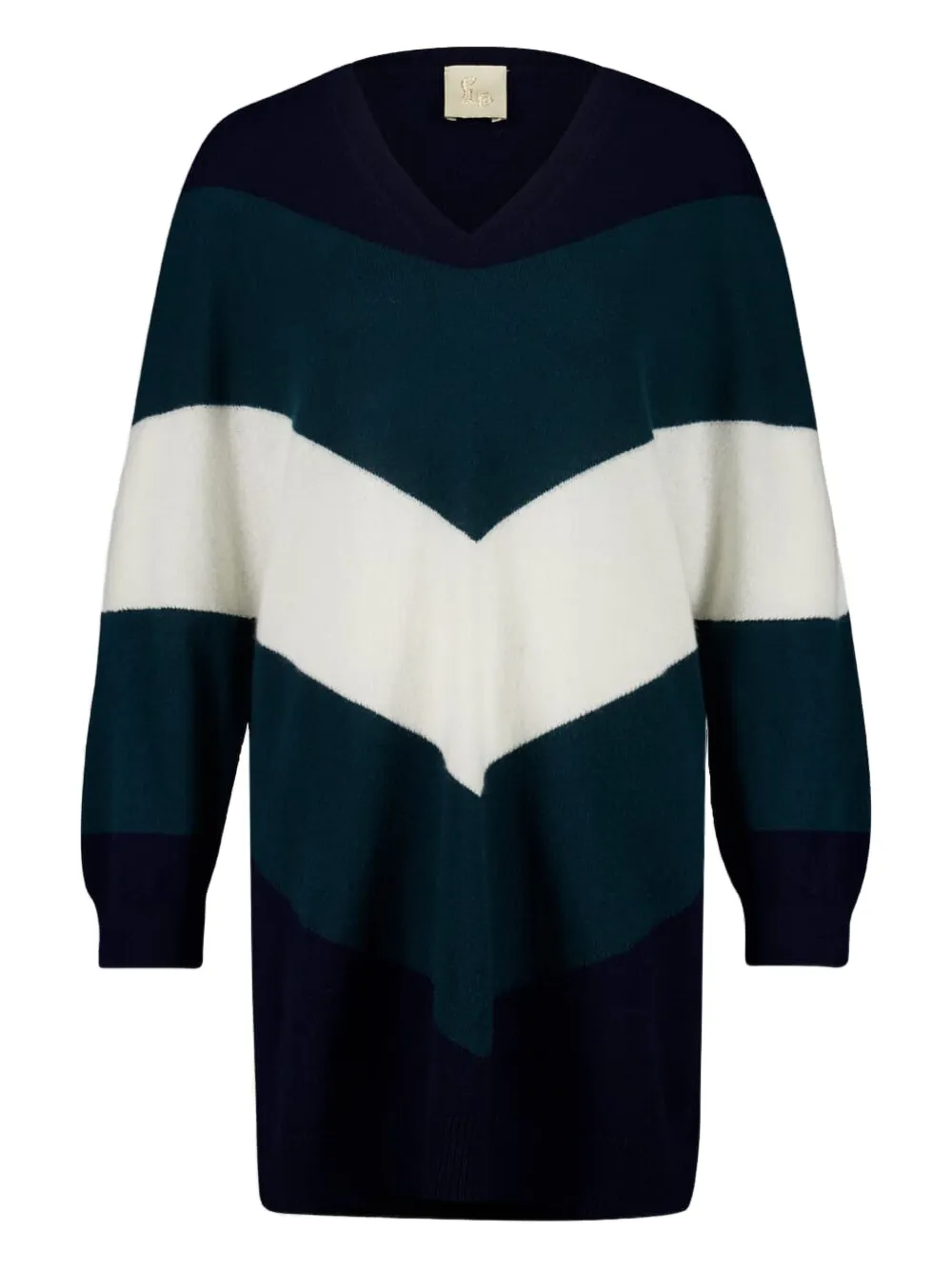 PAULA pull oversize en cachemire | bleu | Image 1