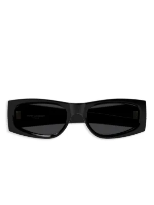 りあ【YSL イブサンローラン】キャットアイ サングラス サイドロゴ 黒 写真3/3｜サンローラン新作サングラス「ブレイズ」キャットアイ
