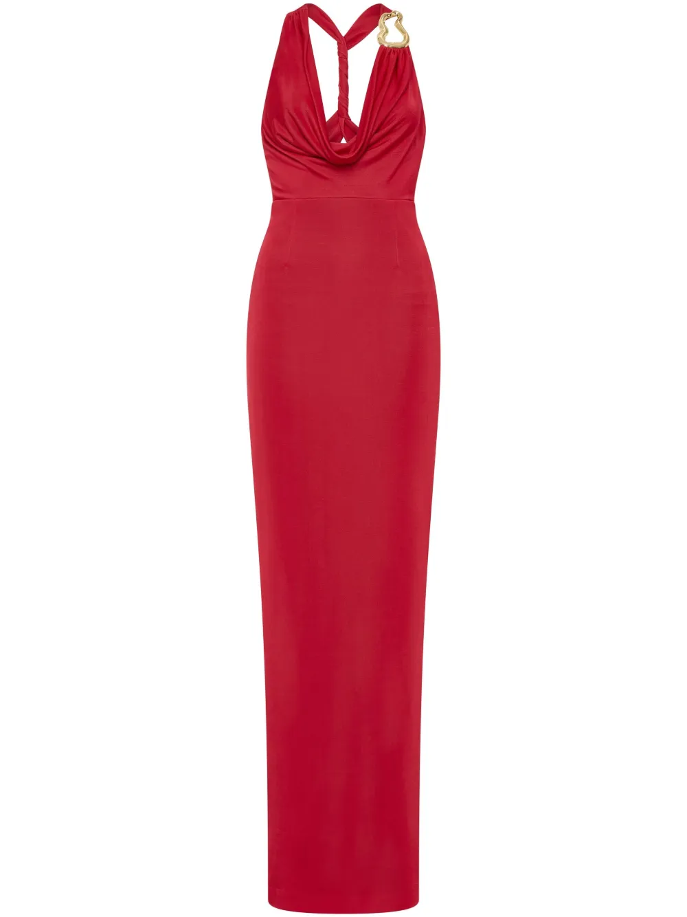 Rebecca Vallance Carmine maxi-jurk Rood