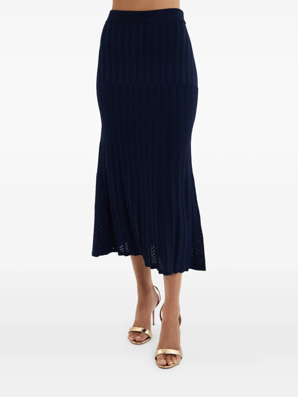 Rebecca Vallance Natalie maxi-rok Blauw