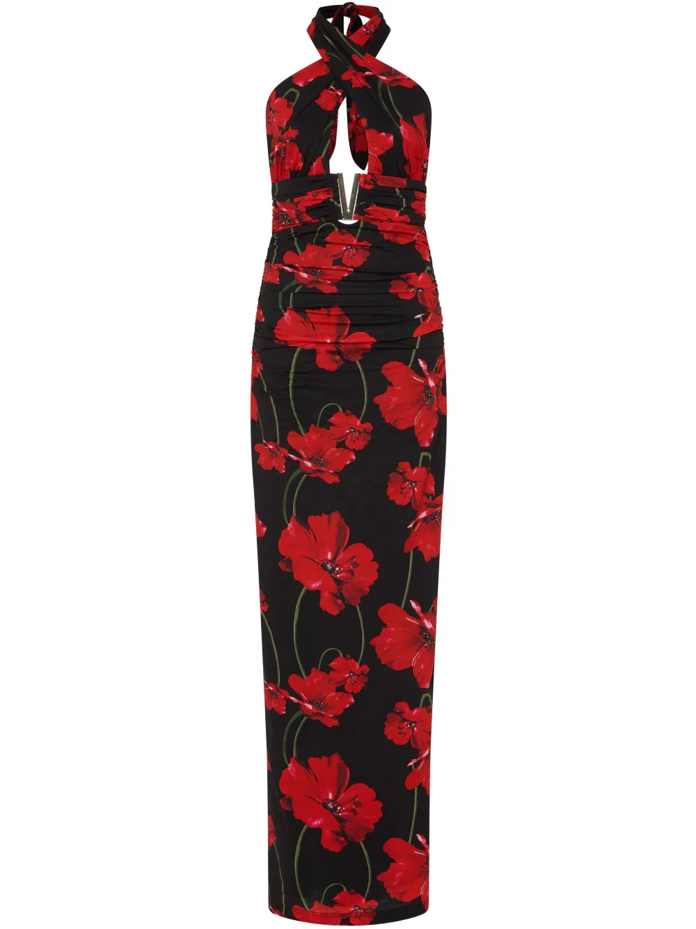 Rebecca Vallance Poppy Field maxi-jurk Zwart