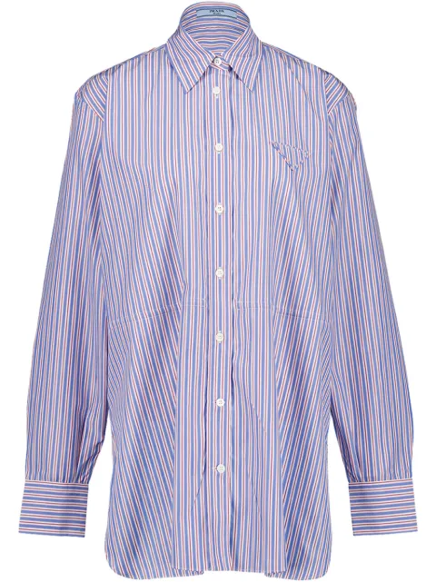 Prada striped poplin shirt