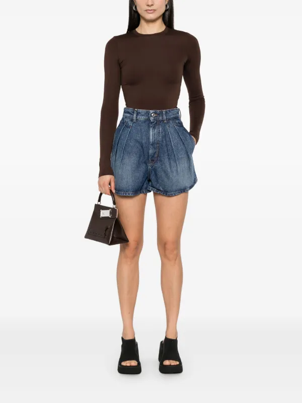 【送料&関税込】SportMax Ghirba Shorts Sportmax Ghirba Shorts | Blue | FARFETCH