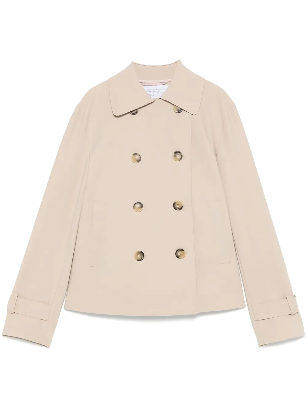 Harris Wharf London Cropped trenchcoat Beige