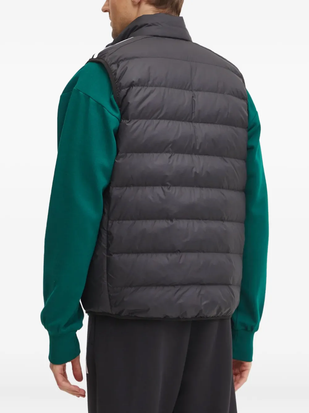 adidas Bodywarmer met drie strepen Zwart