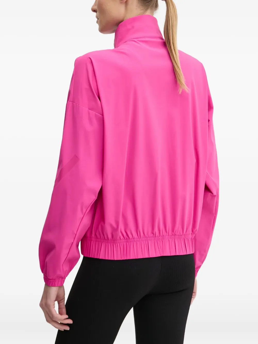  Adidas Zip-front High-neck Jacket - Pink 