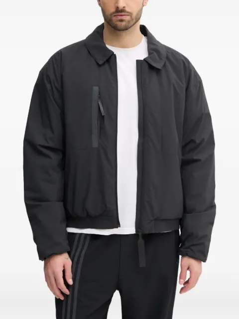 adidas three-stripe panelled jacket