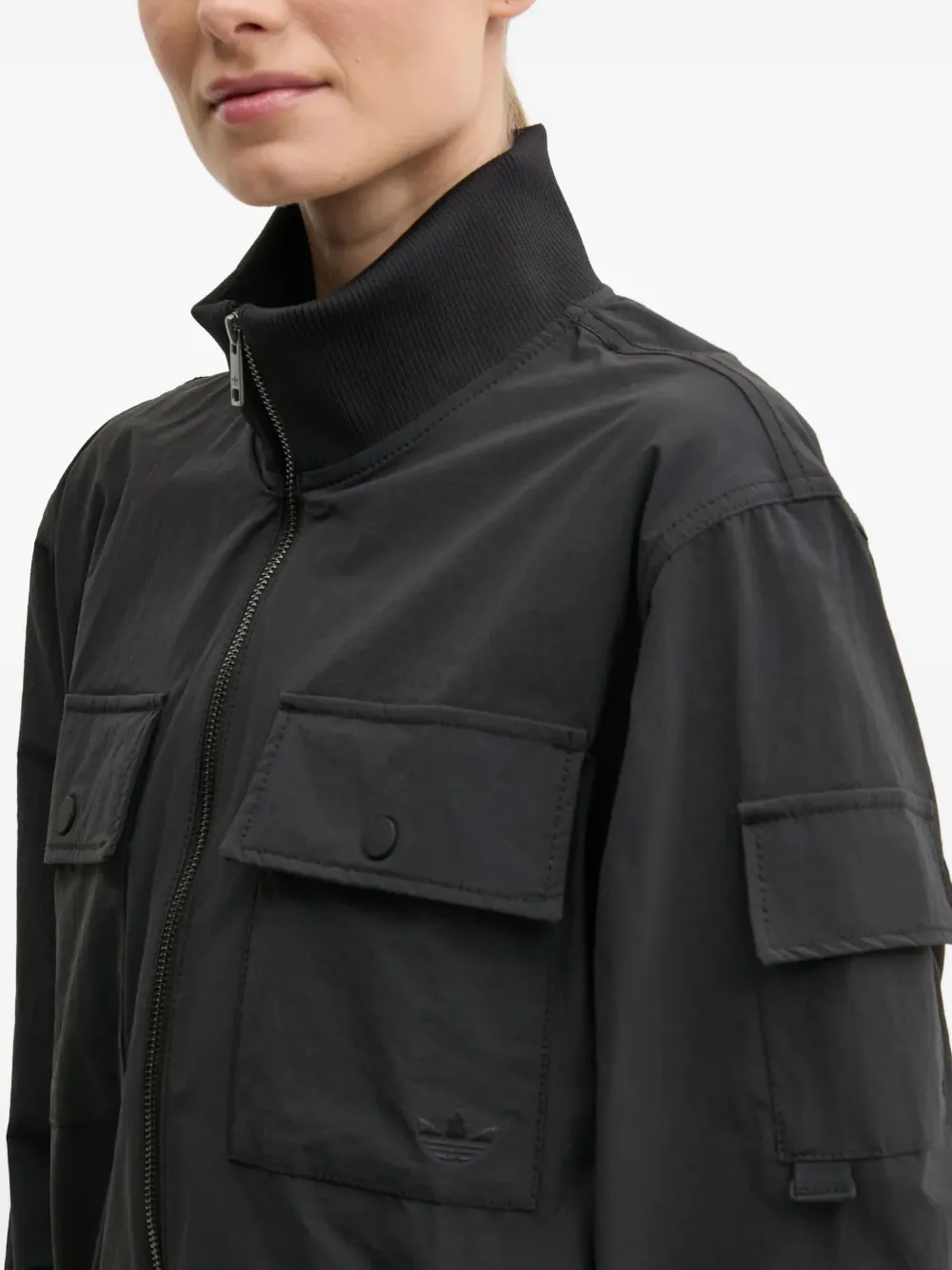 adidas Bomberjack met klepzakken Zwart