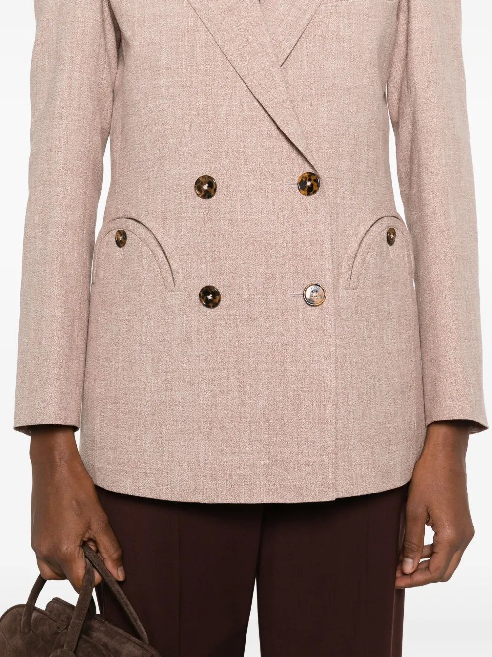 Shop Blazé Milano Spray Everyday Blazer In Neutrals
