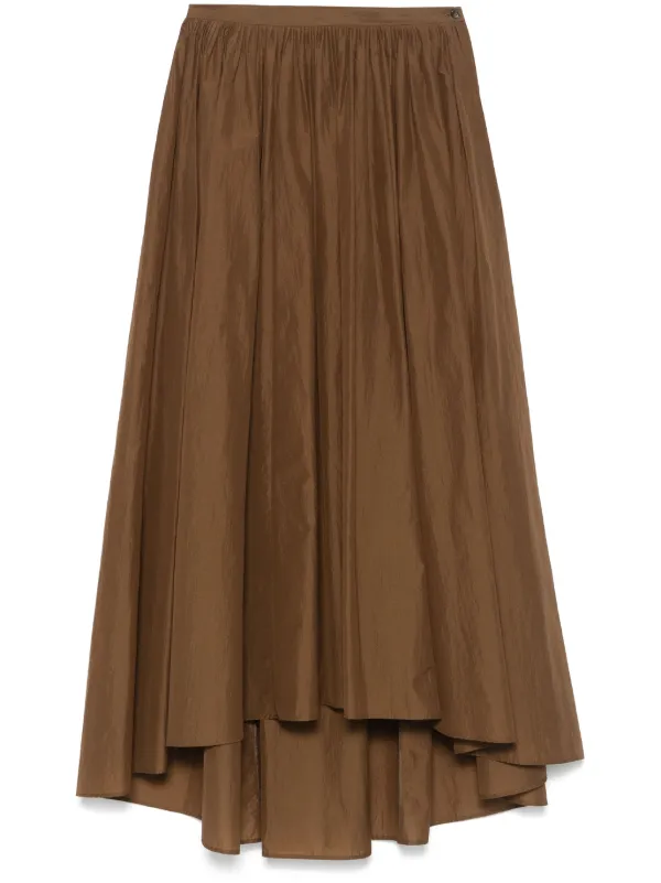 スカート PHILOSOPHY DI LORENZO SERAFINI Woman Skirt Beige 01180755 Philosophy Di Lorenzo Serafini Pleated Maxi Skirt | Brown