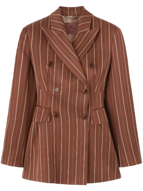 Ermanno Scervino pinstripe-pattern double-breasted blazer