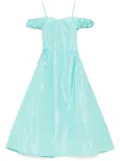 Saiid Kobeisy midi taffeta dress - Green