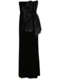 Saiid Kobeisy Voluminous draped moulage jumpsuit - Black