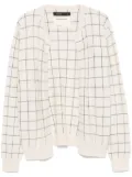 Frenckenberger windowpane-pattern cardigan - Neutrals