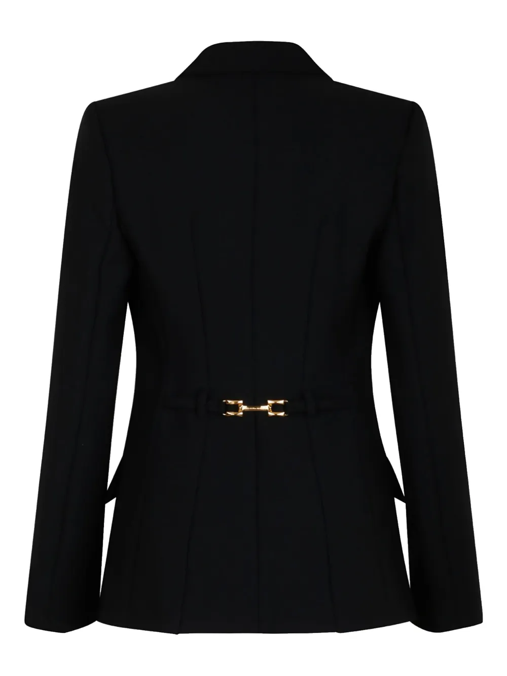 Elisabetta Franchi notched lapels blazer - Zwart