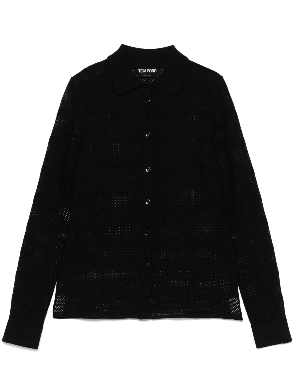 TOM FORD OPEN-KNIT SHIRT