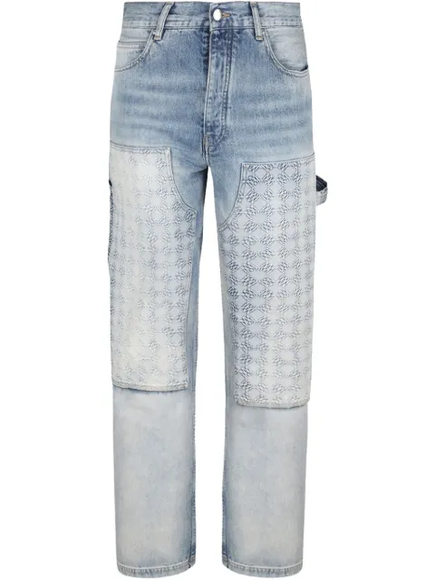 AMIRI monogram-debossed jeans 