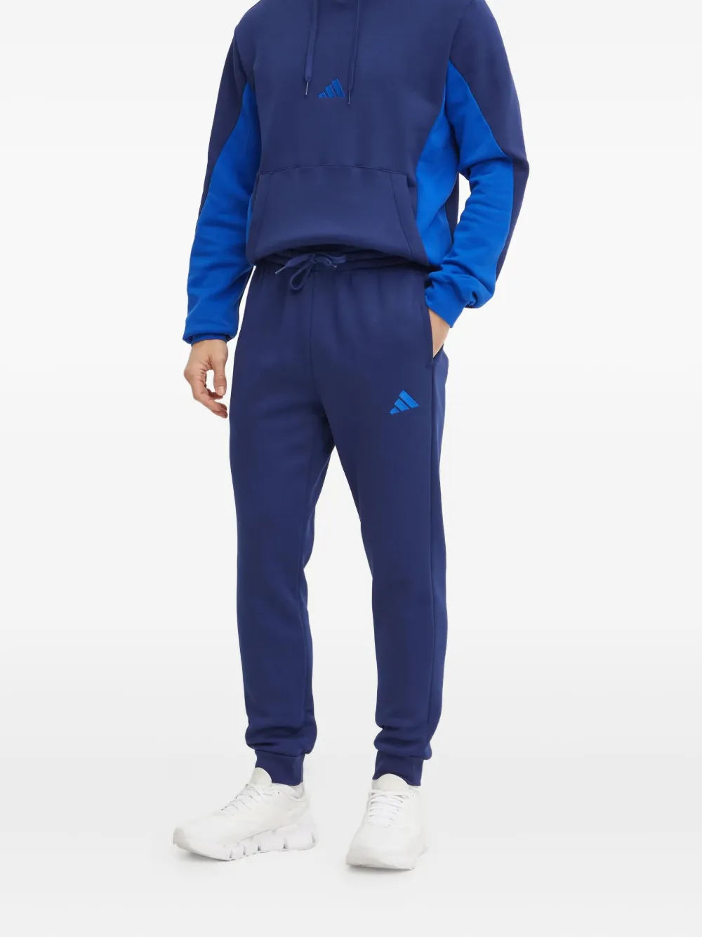 adidas Trainingspak met colourblocking Blauw