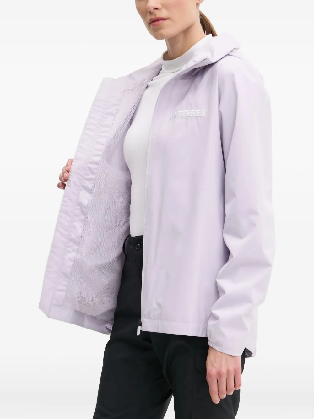 adidas Bikerjack met capuchon Paars