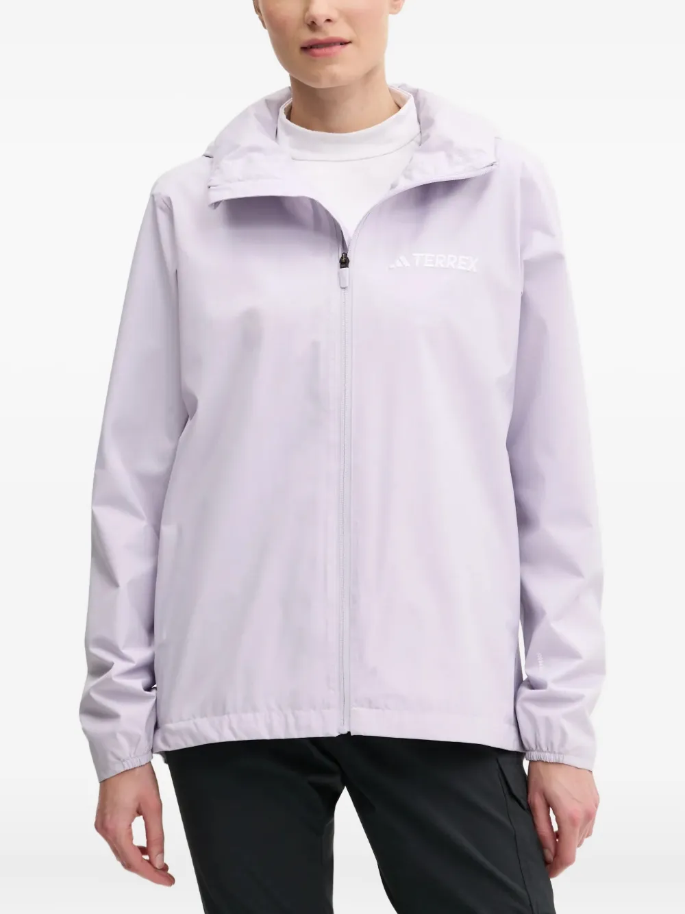 adidas hooded climaproof jacket | Purple | Image 1