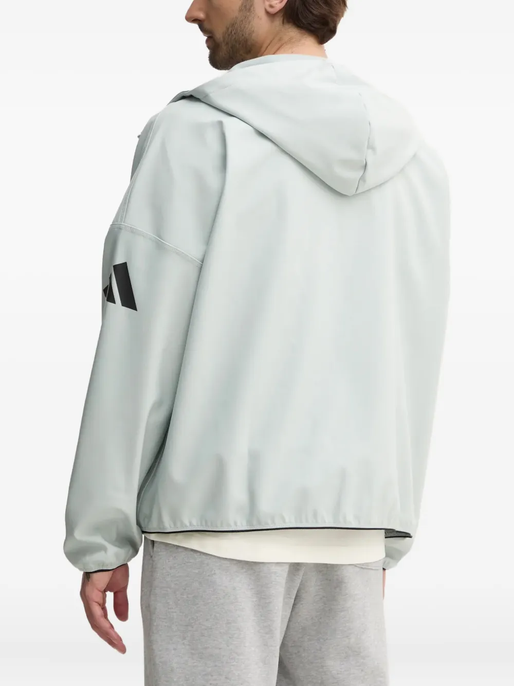 adidas City Escape jack met capuchon Grijs