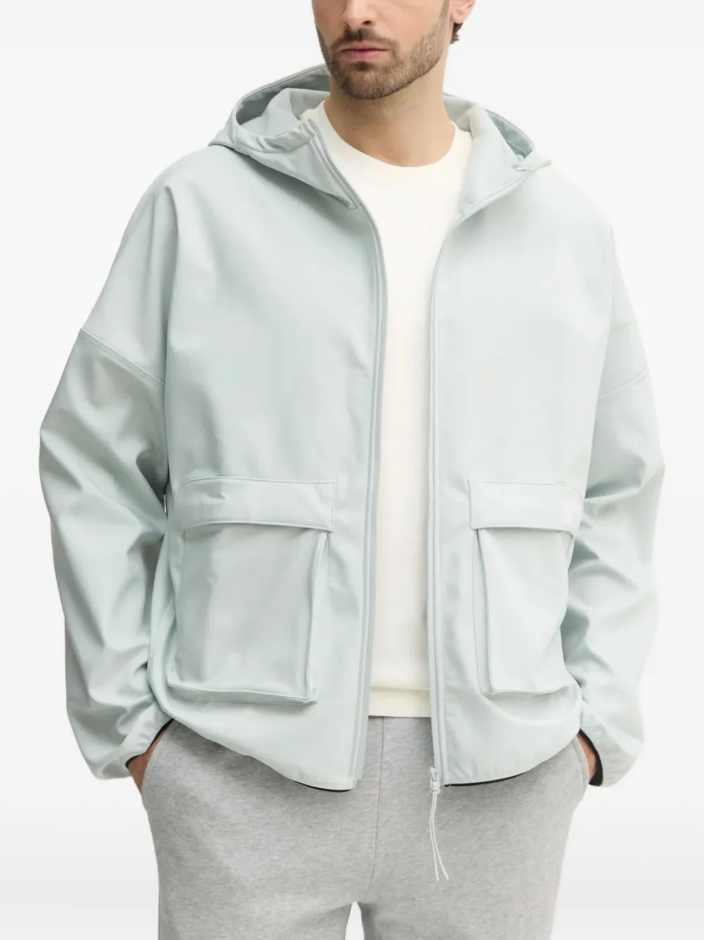 adidas City Escape hooded jacket | Grey | Image 1