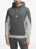 adidas colour-block hooded tracksuit - DGREYH DARCK GREY