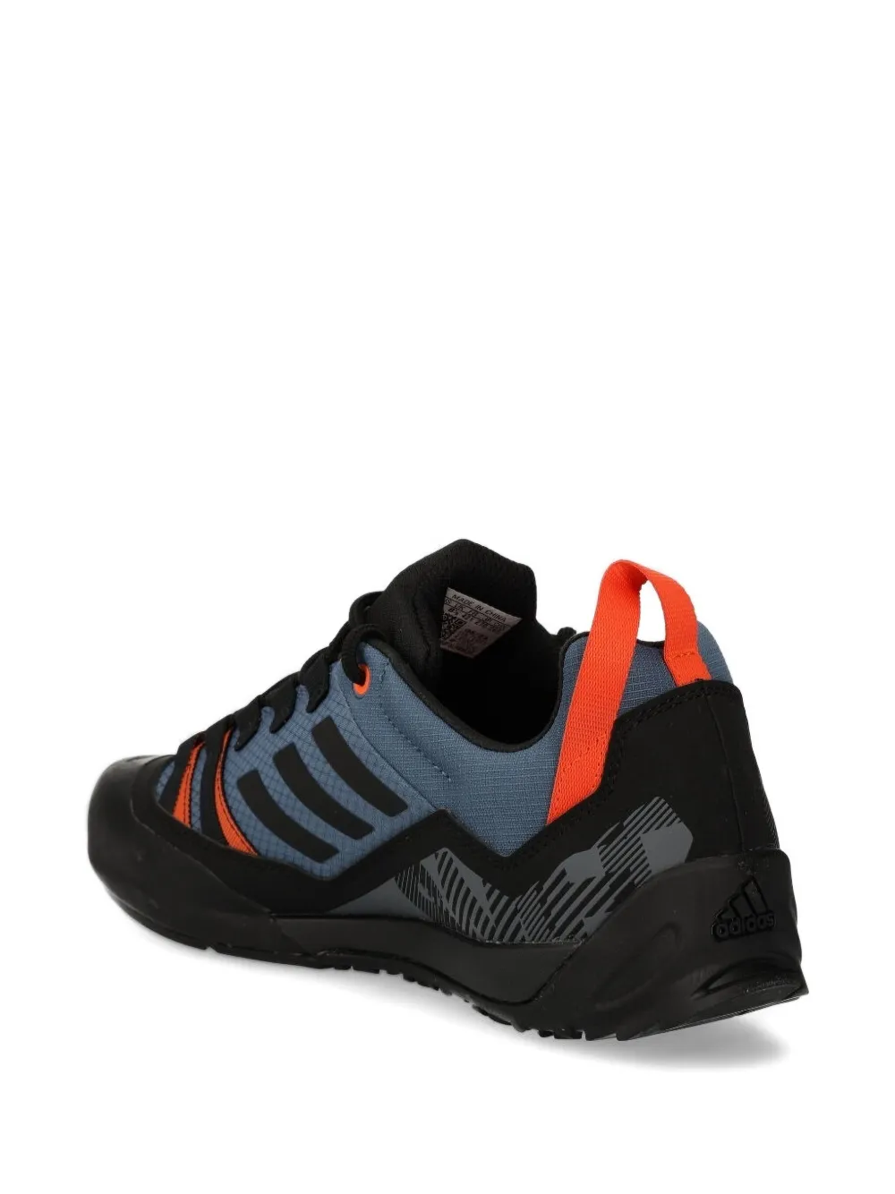 adidas three-stripe pattern sneakers Black