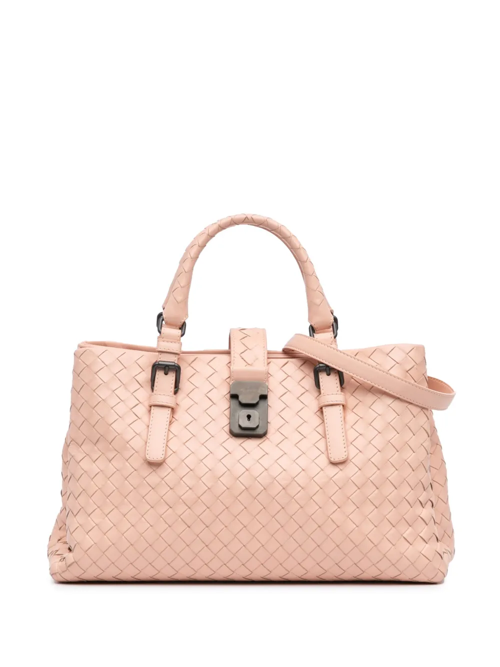 2012-2024 Small Nappa Intrecciato Roma satchel