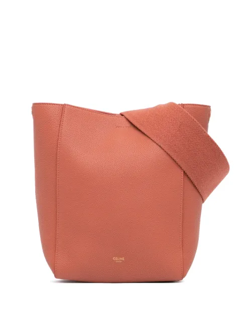 Céline Pre-Owned bolsa bucket Small Leather Seau Sangle 2020