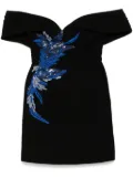 Saiid Kobeisy embellished short dress - JET BLACK
