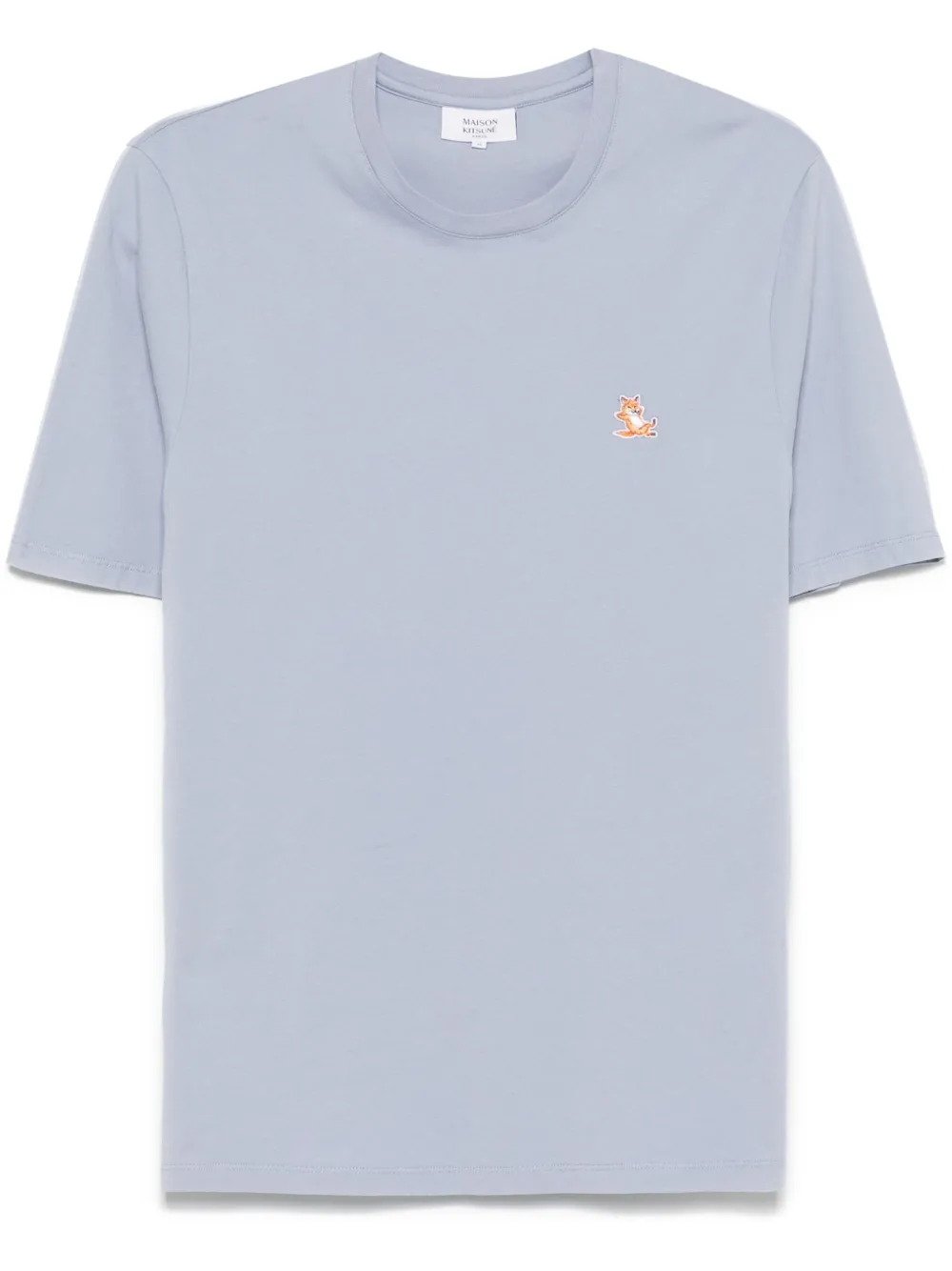 Maison Kitsuné Chillax Fox パッチ Tシャツ - ブルー Maison Kitsuné Chillax Fox パッチ Tシャツ - ブルー