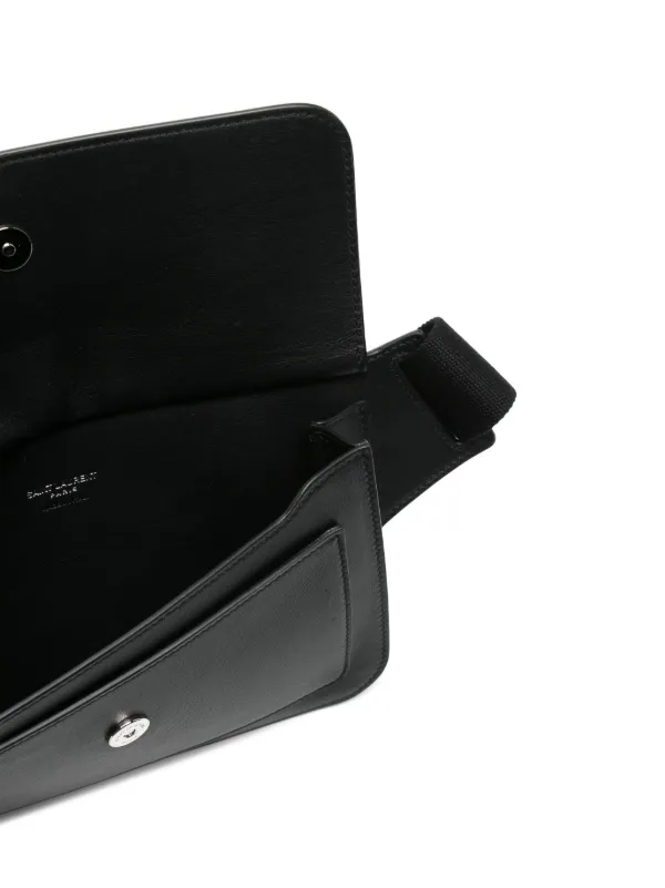 【関税負担】 SAINT LAURENT BELT BAG Saint Laurent - Black Lou Quilted Belt Bag | Mitchell Stores
