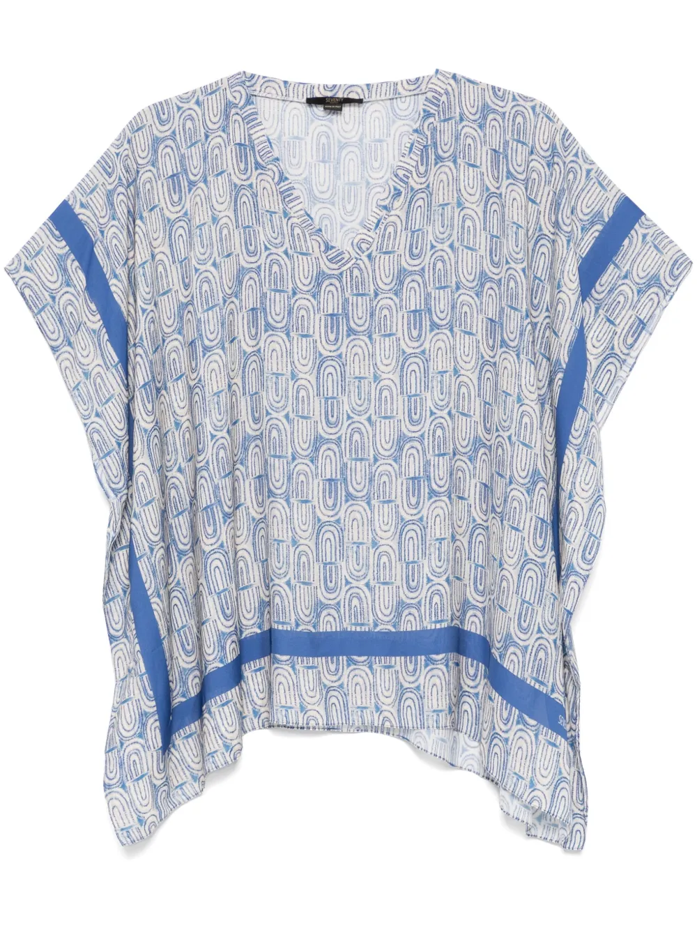 Seventy printed blouse - Bleu