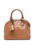 Louis Vuitton Pre-Owned 2013 Monogram Vernis Alma BB satchel - Brown