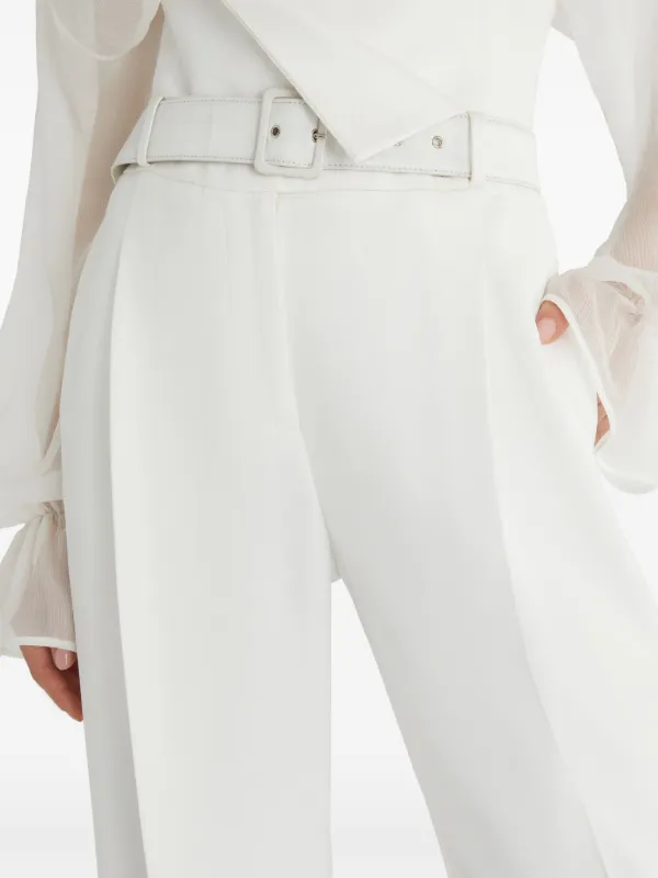 パンツ ERMANNO SCERVINO Women Straight Pants D466P308ILM 14800 WHIT ERMANNO SCERVINO: Pants woman - Black | Ermanno Scervino