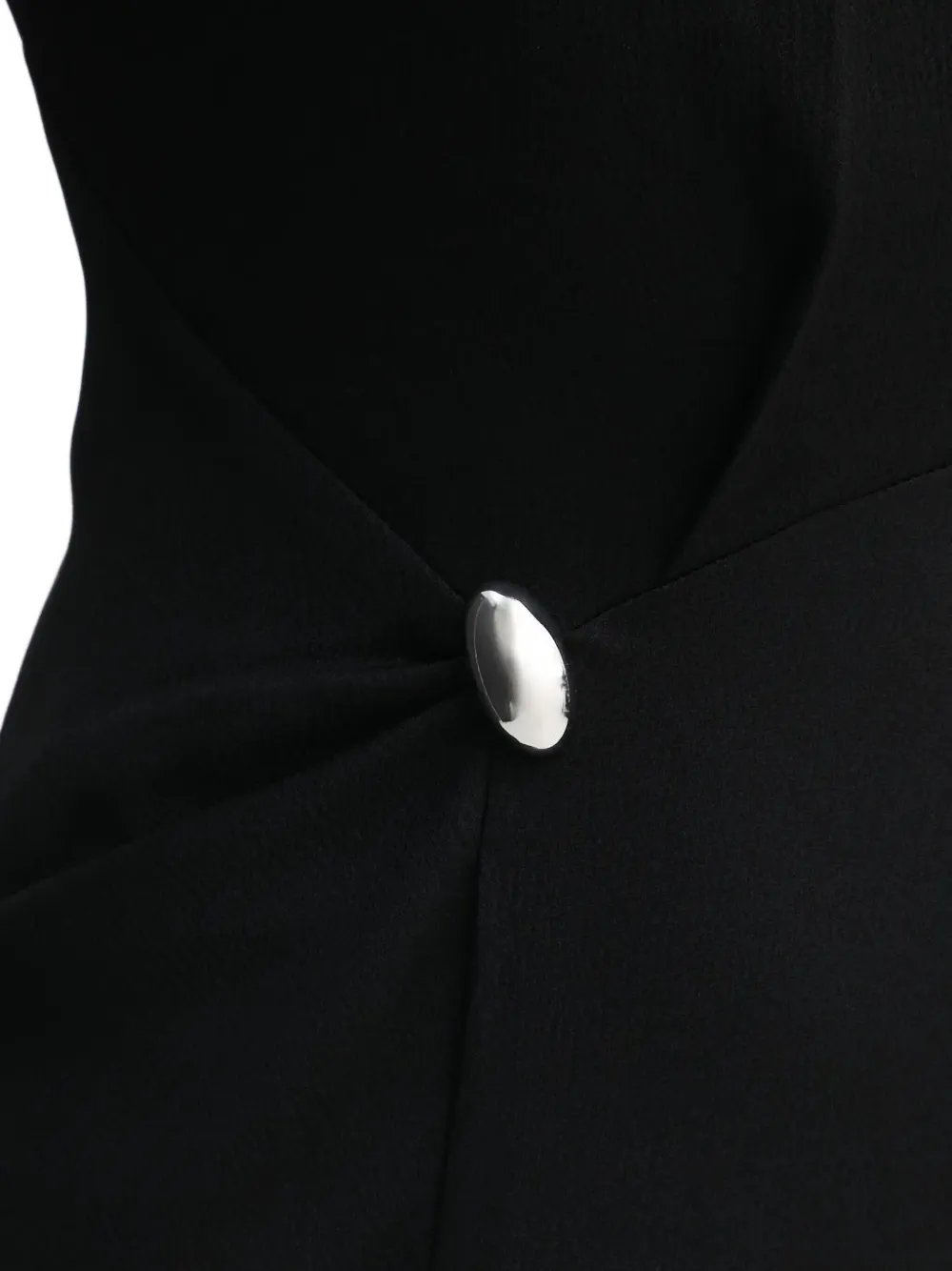 A.L.C. Midi-jurk met knoopdetail Zwart