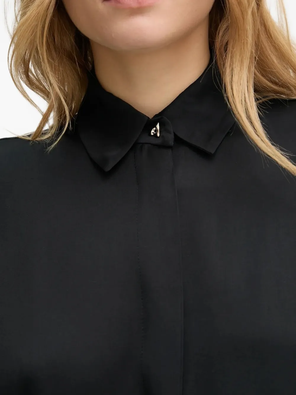 AERON Blouse met lange mouwen Zwart