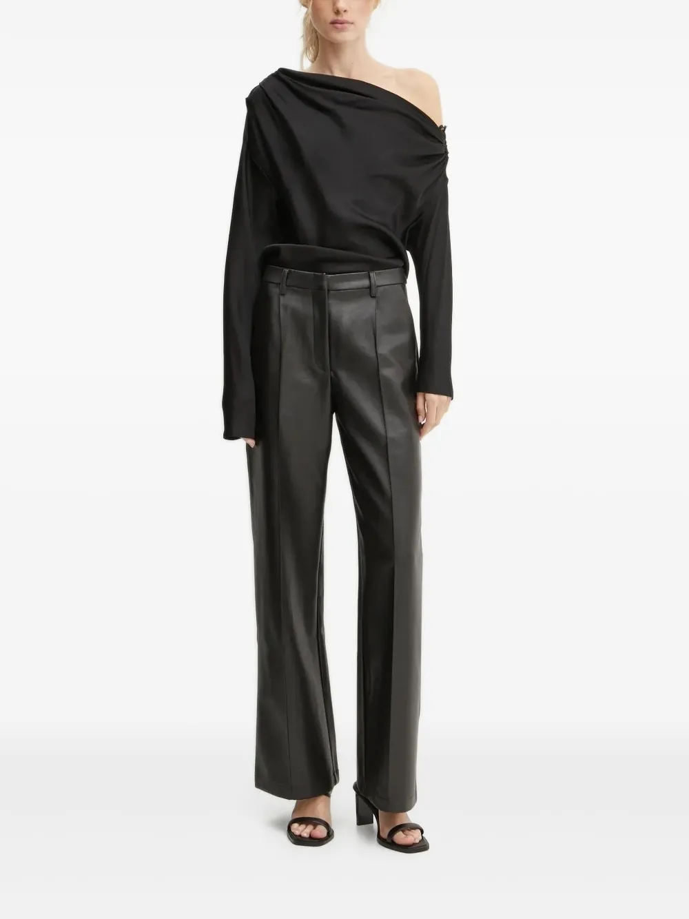 A.l.c Draped One-shoulder Top In Multi