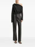 A.L.C. draped one-shoulder top - Black